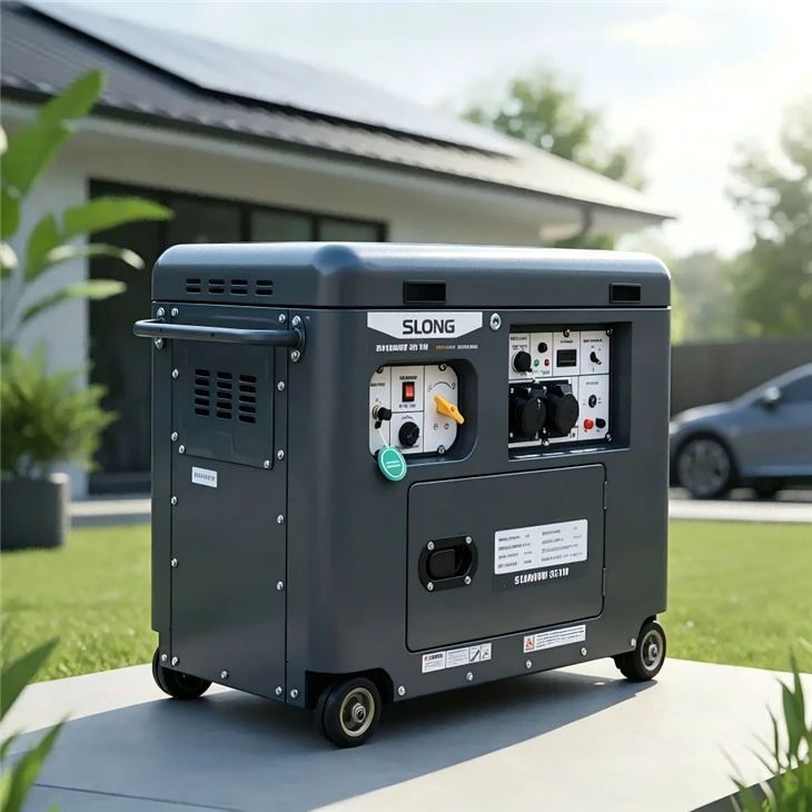 SLONG propano dujų generatorius SmartGen valdymo automatinis perjungimo jungiklis namams arba verslui